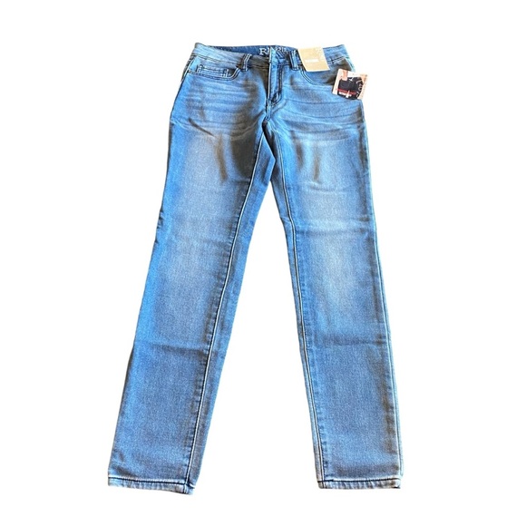 NWT R1893 Roebuck & Co Low Rise Skinny Comfort Stretch Medium Wash Jeans Size 6 - Picture 2 of 16